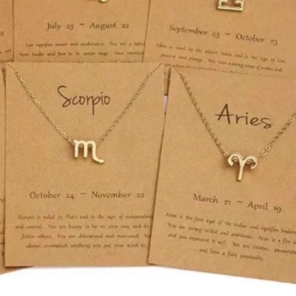 Zodiac Necklaces, Astrology Necklaces